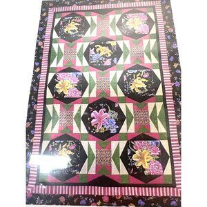 RARE "Sew Classy" Quilt Pattern By Ann Lauer For Lap Twin Full Queen King
